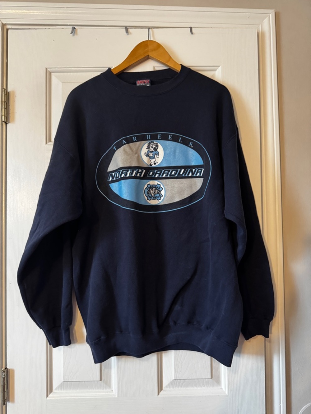 VTG University of North Carolina Tar Heels Crewneck Sweatshirt Men's XL